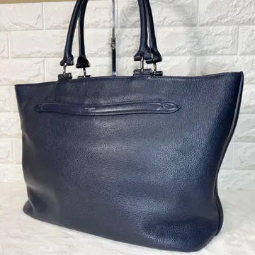 PELLE MORBIDA 페레 모르비다 토트백 데크9 네이비