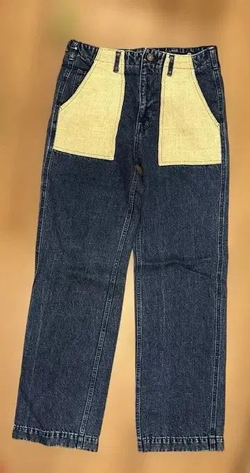GOHEMP 고헴프 32 사이즈 데님 미사용 00's 가죽x린넨 포켓