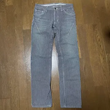 히코리 스트레이트 데님 팬츠