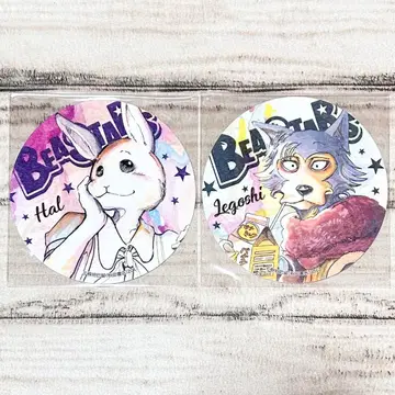 BEASTARS 비스타즈 코스터 레고시 하루 아키타 서점 카페