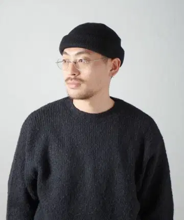 RACAL 블랙 니트 모자