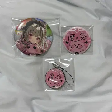 니지산지 마카이노 리리무 생일 굿즈 2024 캔뱃지 키링