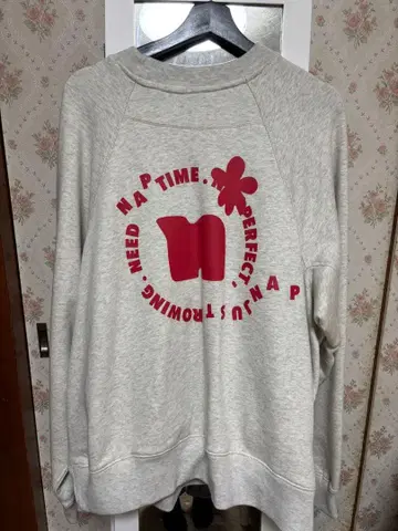 냅 타임 프린트 맨투맨 상하의 세트 판매