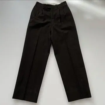 새상품급 두꺼운 원단 헤링본 울 슬랙스 빈티지