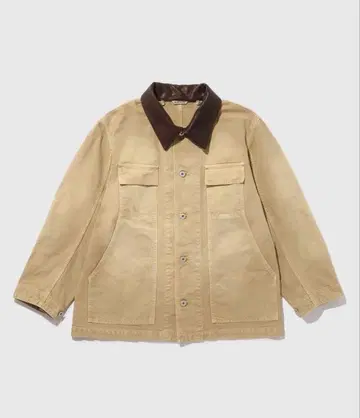 AURALEE ORGANIC COTTON DUCK BLOUSON