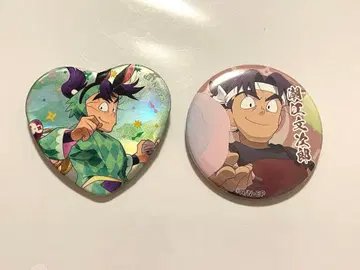 닌타마 란타로 찻집 타마고 찾기 하트 캔뱃지 세트 시오에 분지로