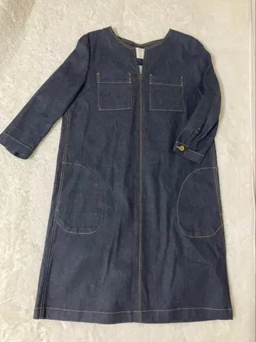 새상품급 loin. 로완 이가와 하루카 데님 원피스