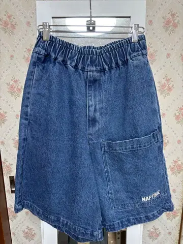 NAPTIME 데님 숏팬츠