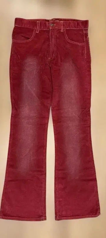 PLANET 빨간색 부츠컷 팬츠 USA제 90's 미사용 코듀로이 30