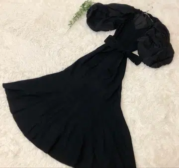 [새상품급] MERCURYDUO 이소재 볼레로 도킹 원피스 블랙 S