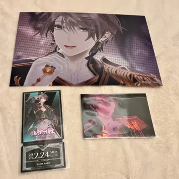 니지페스 OVERTURE 데카 카드 브로마이드 티켓 카이다 하루