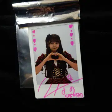 AKB48 무도관 찬스 복권 D상 사인 폴라로이드 쿠보 히나노