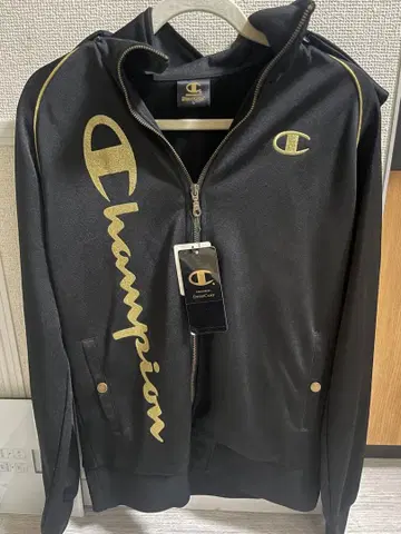 Champion 풀 집업 후드티 L 사이즈 블랙