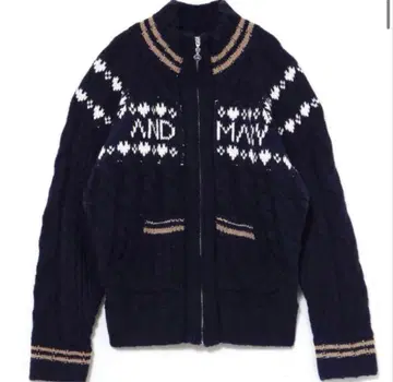andmary Mary knit cowichan navy