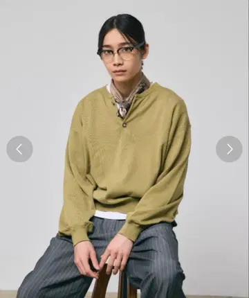 HIROKI 헨리넥 니트 INTERFACTORY