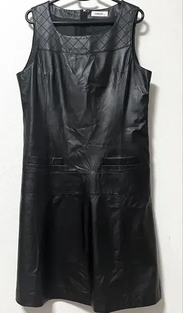 INGEBORG 양가죽 가죽 원피스