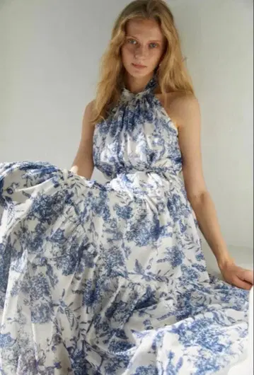 Positano Belted long Dress