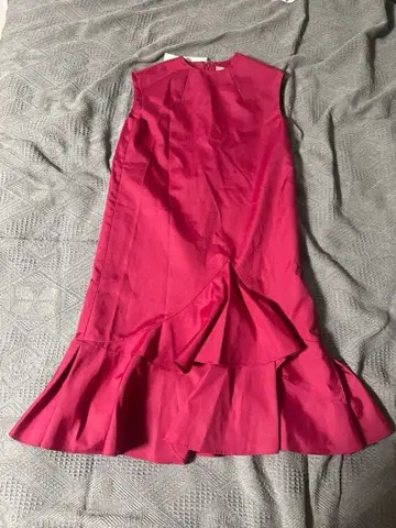 미사용 택 포함 green label relaxing 핑크 포멀 드레스