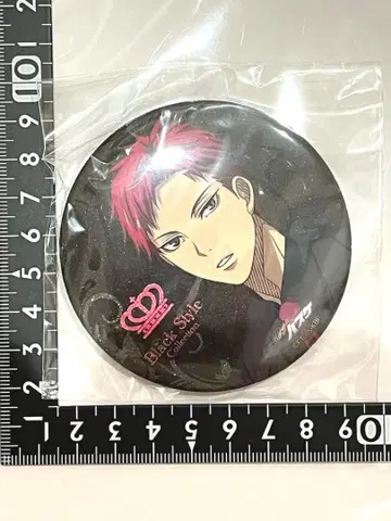 쿠로코의 농구 컬렉션 글리터 캔뱃지 아카시 세이쥬로 BLACK style