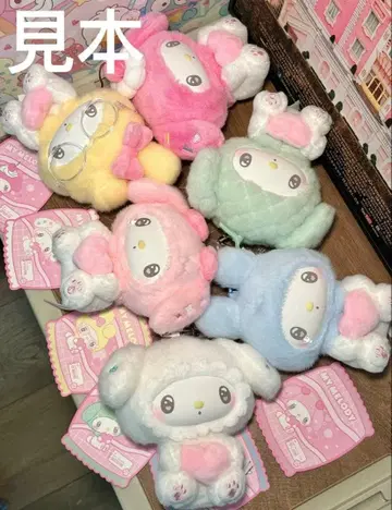 산리오 TOPTOY 6종 세트 BOX 마이멜로디 50주년 봉제 인형