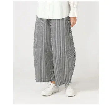BASCO 바스코 스트라이프 와이드 팬츠 M 사이즈