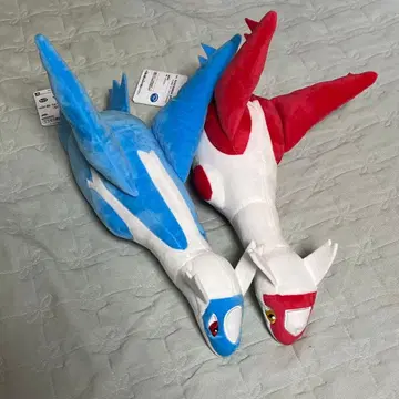 포켓몬 모후굿토 봉제 인형 라티아스 라티오스 2개 세트