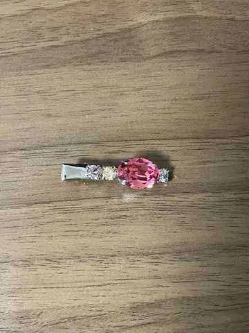 the hair bar tokyo 핑크 크리스탈 헤어핀/헤어 클립