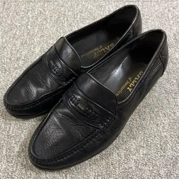 [ BALLY ] 블랙 가죽 로퍼 비즈니스 슈즈