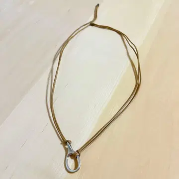 [ shinzone ] 가죽 초커 실버