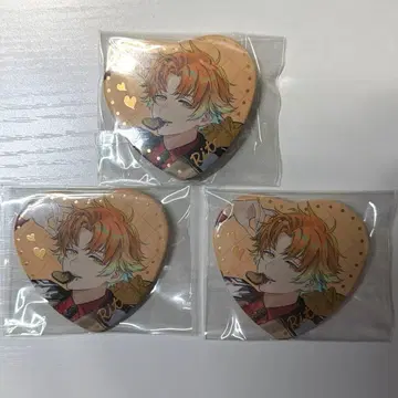 우사미 리토 하트 캔뱃지 MeltyValentine 발렌타인 3개