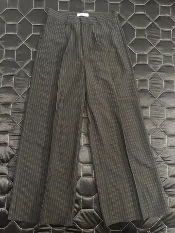 selle glant 블랙 화이트 스트라이프 슬랙스 미사용 새상품