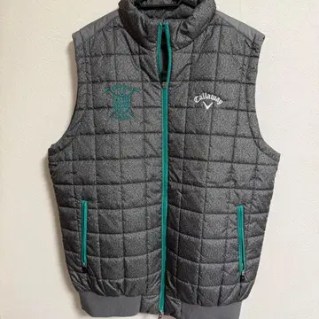 [ 새상품급 ] Callaway 그레이 퀼팅 베스트 LL