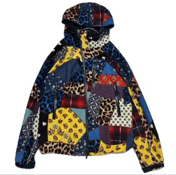 보헤미안즈 새상품급 패치워크 크레이지 마운틴 후드티 레오파드