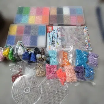 곧 삭제 예정 펄러비즈 세트 플레이트 x 4 핀셋 x 2 형제 자매