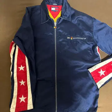 TOMMY JEANS 네이비 나일론 자켓 L