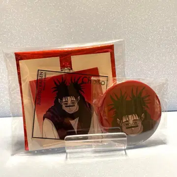 주술회전 전시회 트레이딩 캔뱃지 아크릴 키링 쵸소우 세트