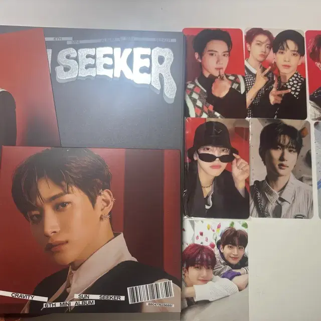 크래비티 썬시커 개봉앨범 및 포카 일괄