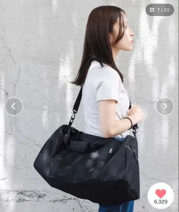 블랙 보스턴 백 대용량