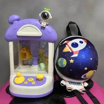 뽑기 게임 완구 보라색 캐릭터 포함