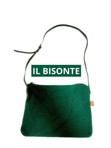 IL BISONTE 그린 사코슈 수납 가방 포함