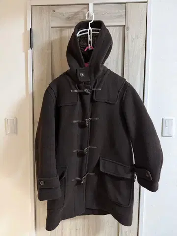 LONDON 트래디셔널, 후드 부착 더플 코트 영국제 택 포함 새상품