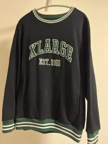 XLARGE 트레이닝복 블랙 S 사이즈