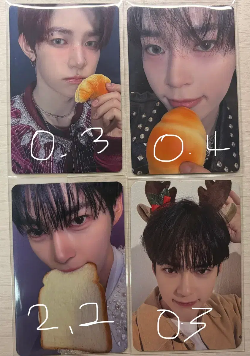 zb1 Zerobaseone zhang hao sung hanbin photocard wts