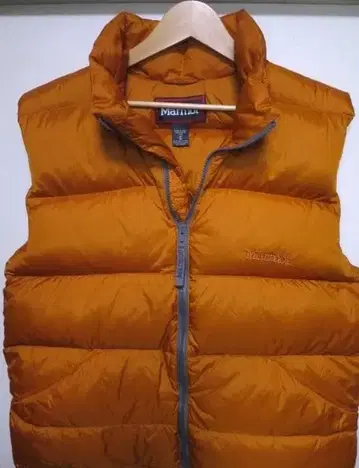 90s Marmot 마모트 다운 베스트 실측치수 L 오렌지