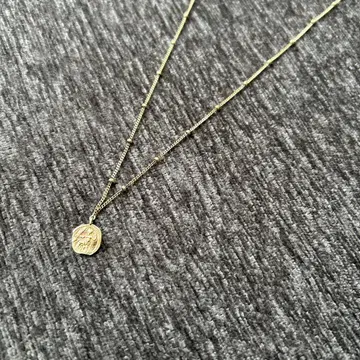 마리하 코인 목걸이 스터드 체인 45cm