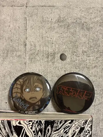 가치액터 잔카 전시회 캔뱃지 2개 세트