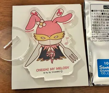 오네가이 마이멜로디 우사미미 가면 아크릴 스탠드 미사용 새상품