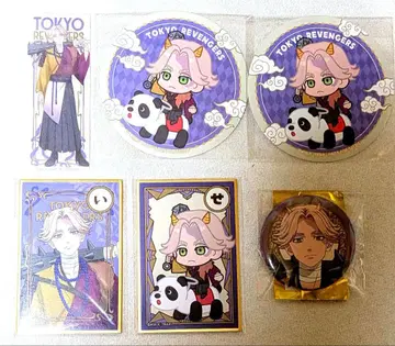 익명 배송 도쿄 리벤저스 이누이 세이슈 하나야시키 특전 캔뱃지 6개 세트
