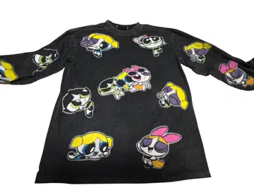 파워퍼프걸스 긴팔 티셔츠 롱티