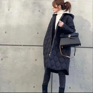 엠마 테일러 아름다운 실루엣 3way 퀼팅 후드 코트